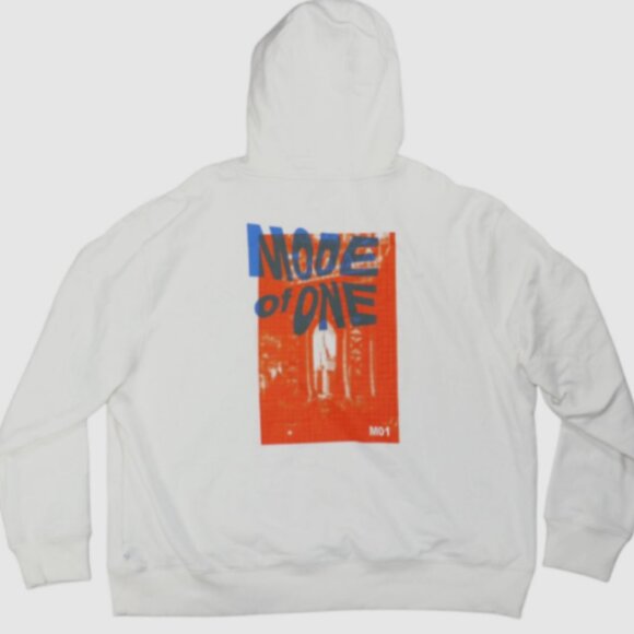 Mode of One MO1 Graphic Print Hoodie w/Kangaroo Pocket Men's Sweatshirt Size XL - Picture 2 of 6